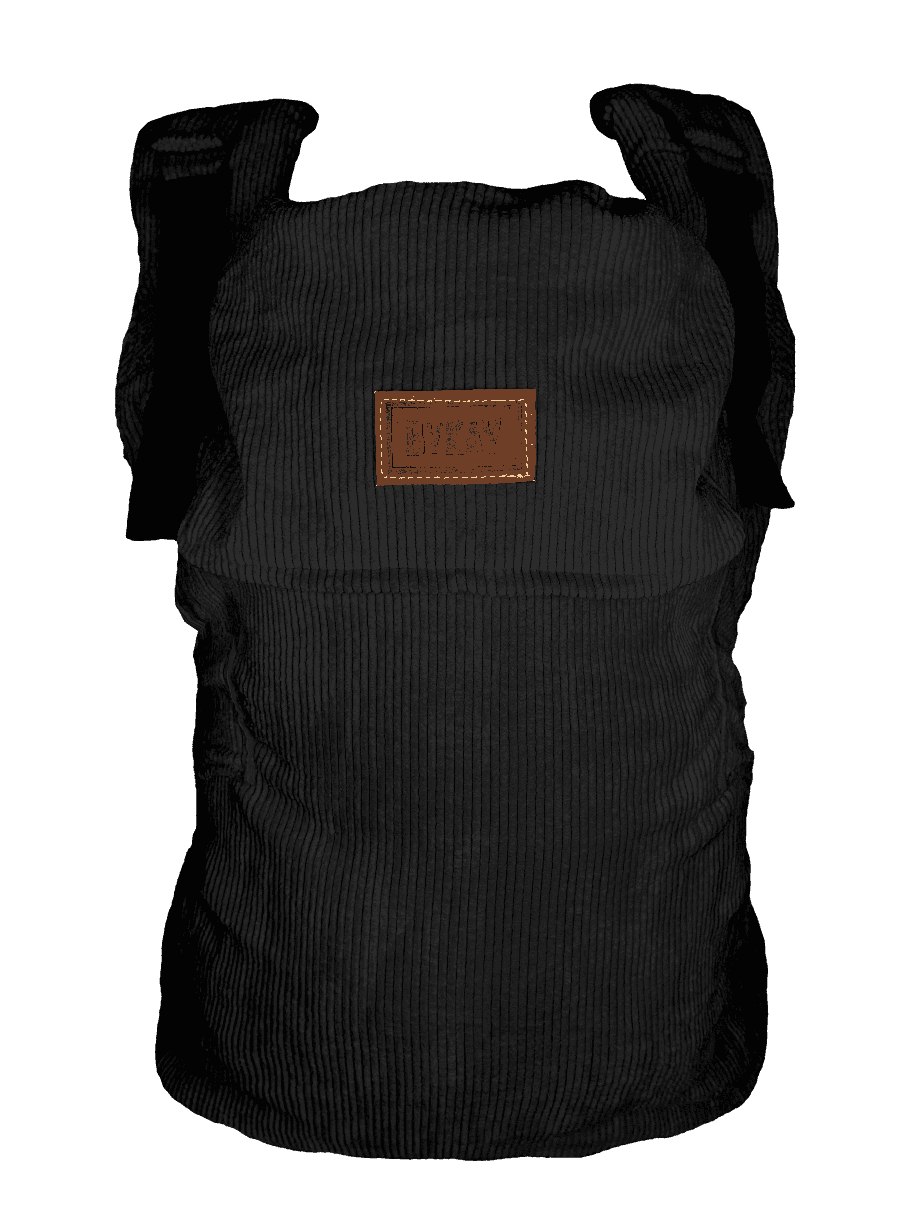 ByKay marsupio Click Deluxe Ribbed Smoky Black