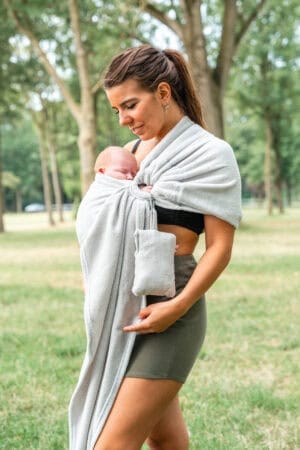 ByKay Ringsling Beach Carrier Ecru